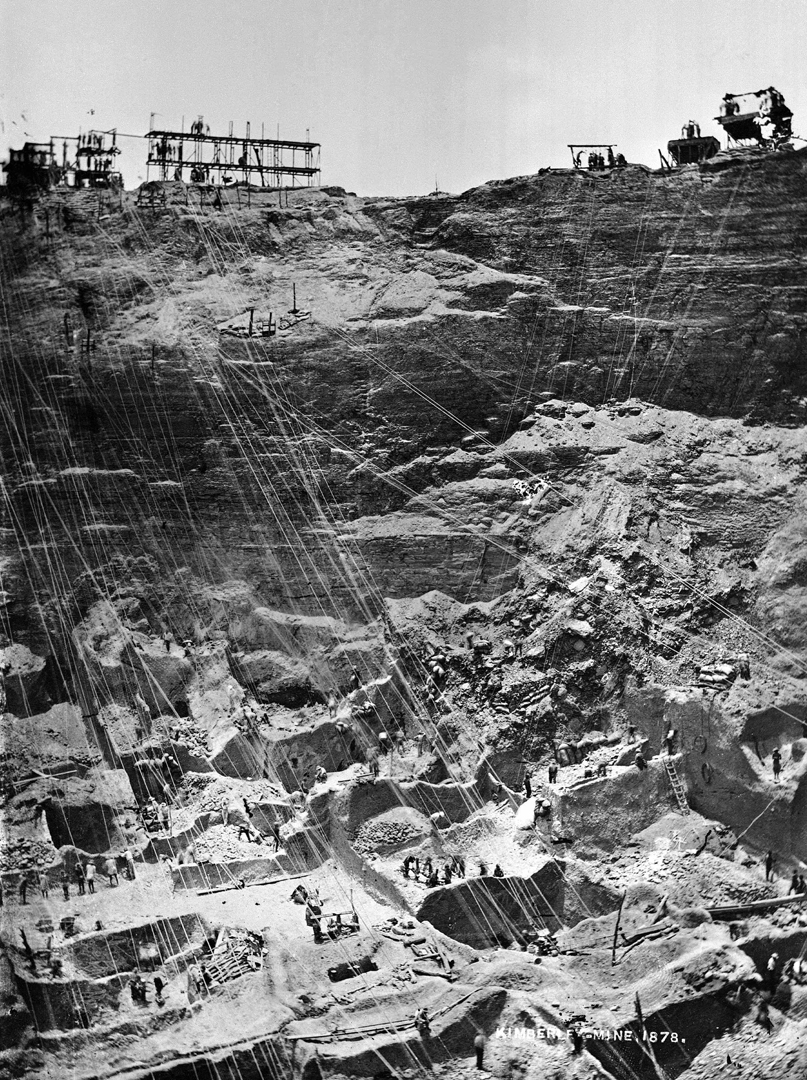 <p>The discovery of an 83.5-carat diamond sparks a ‘stampede’ of thousands of hopeful prospectors to the Kimberley area. Here, South Africa’s ultra-capitalistic mining economy is born.</p>